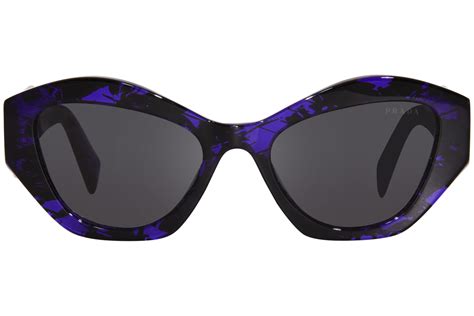 Prada PR 07YS 05V5S0 Cat Eye Acetate Abstract Purple 